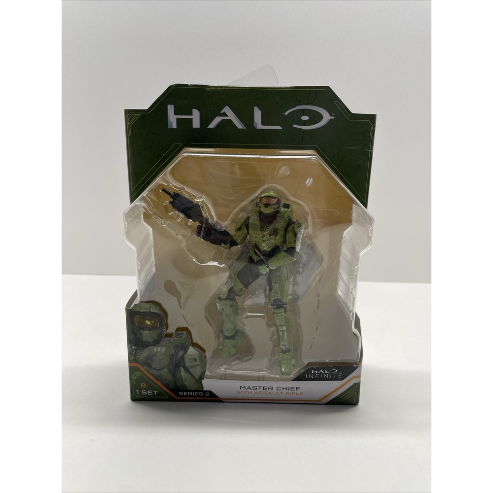 WCT HALO Infinite Series 2 MASTER‎ CHIEF w/ Assault Rifle, New, See Pics/Descr.